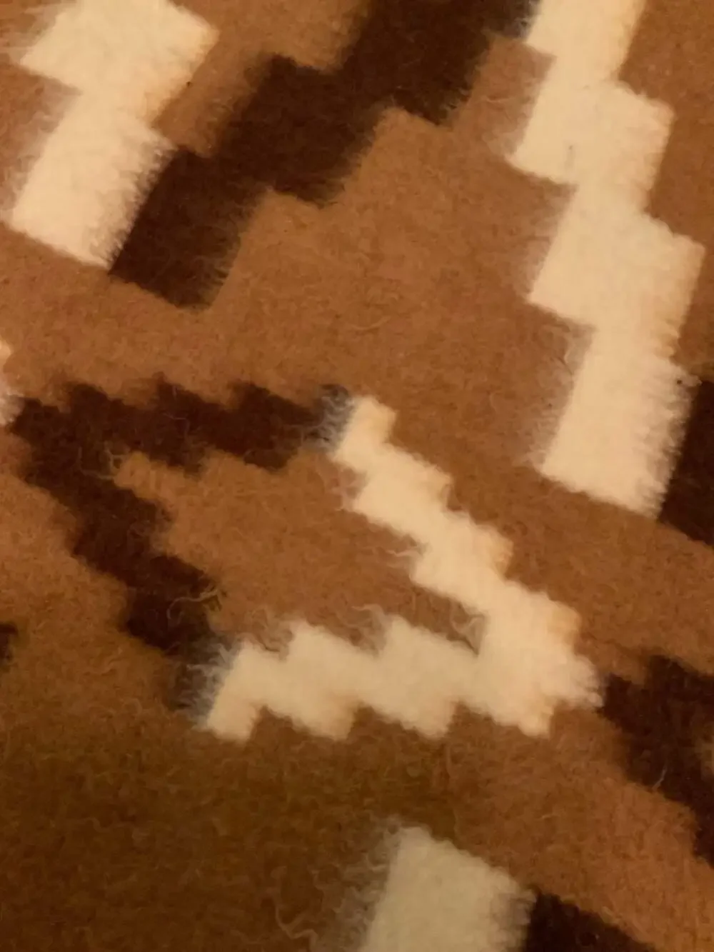 Santa Catalina Industria Peruana Southwest Aztec Brown Fleece Throw 63